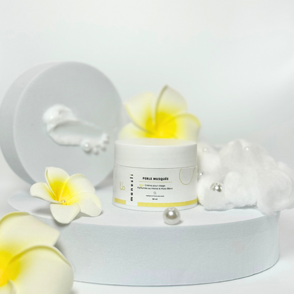 Perle musquée au monoï et musc blanc