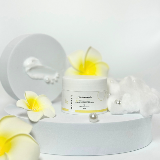 Perle musquée au monoï et musc blanc