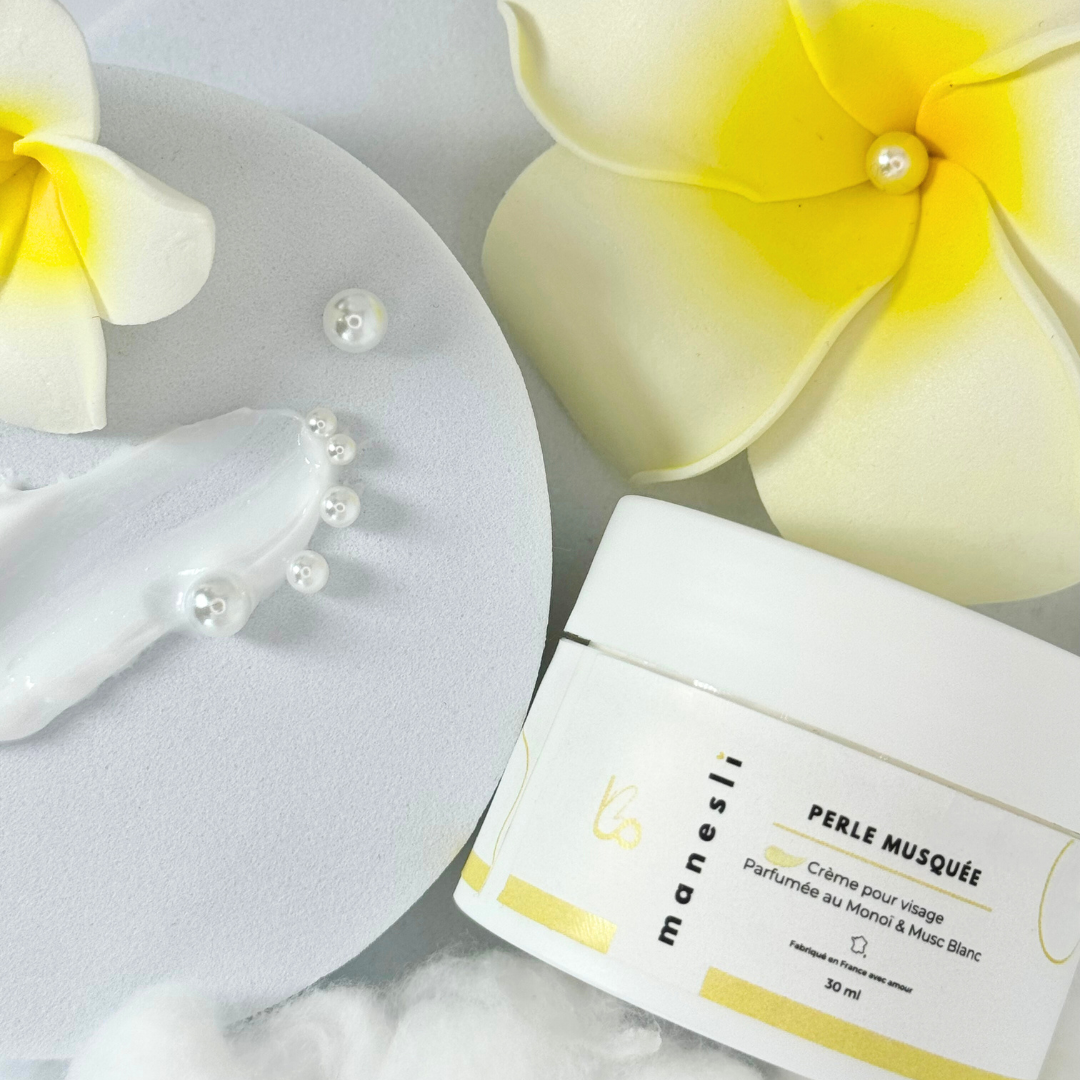 Perle musquée au monoï et musc blanc