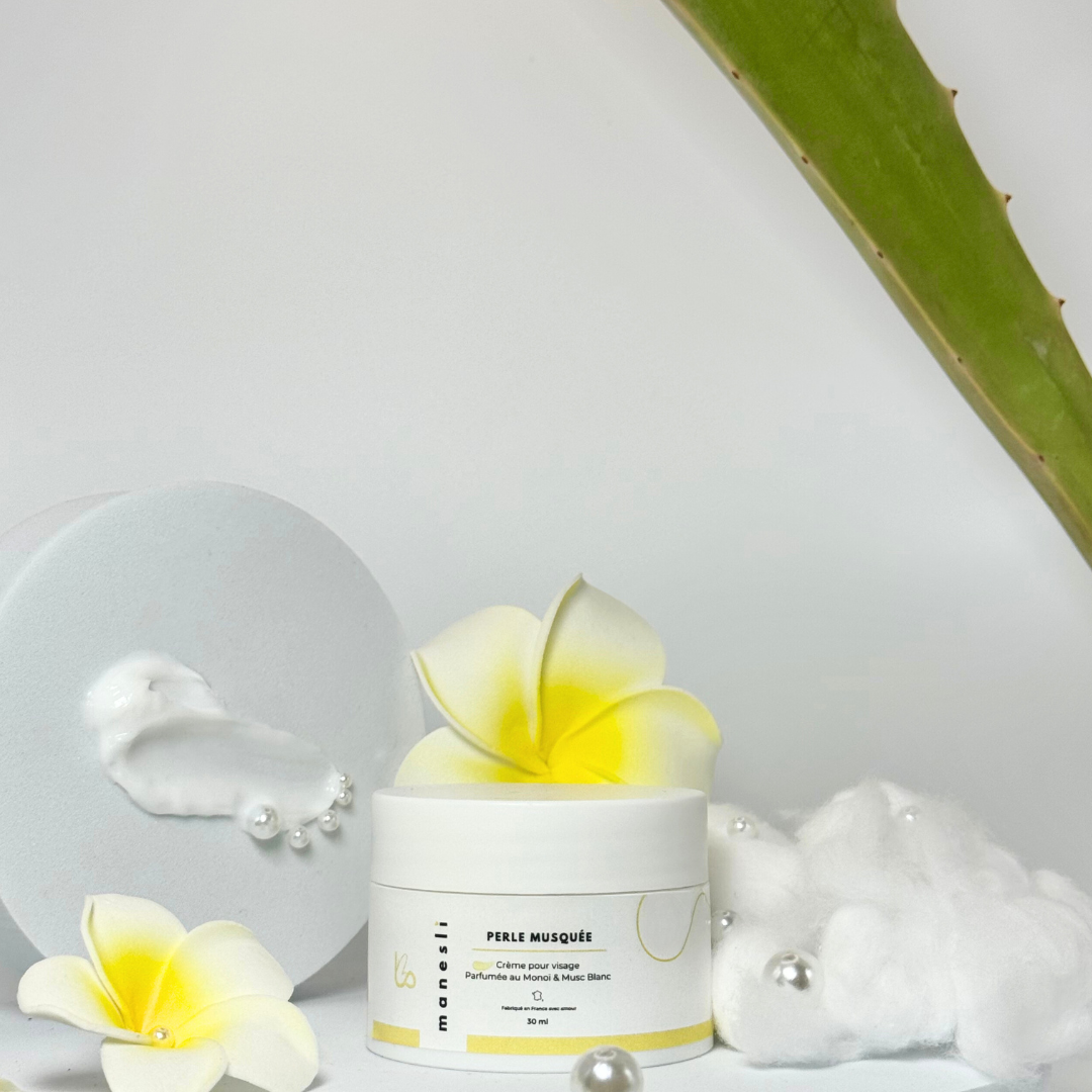 Perle musquée au monoï et musc blanc