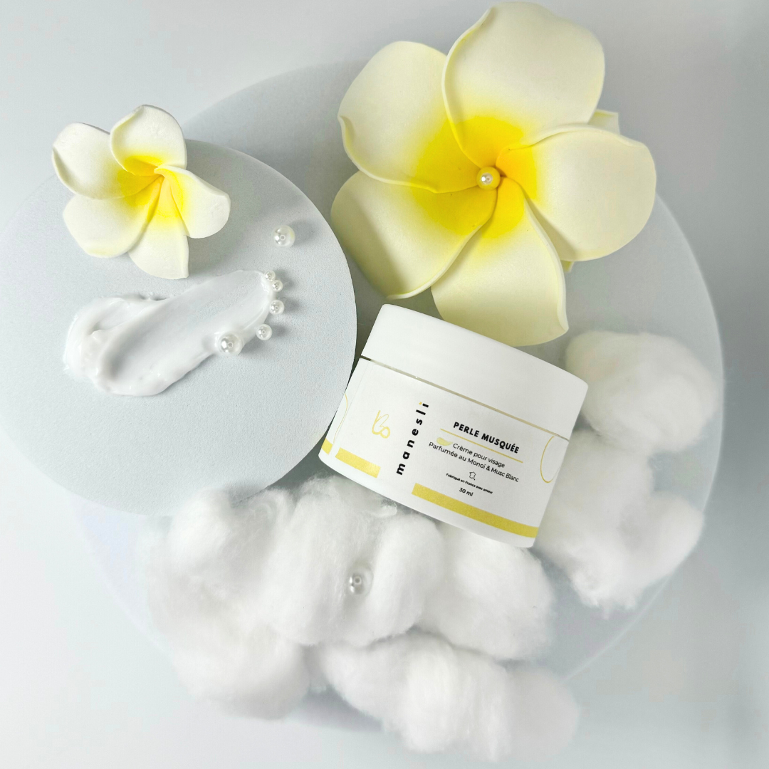 Perle musquée au monoï et musc blanc